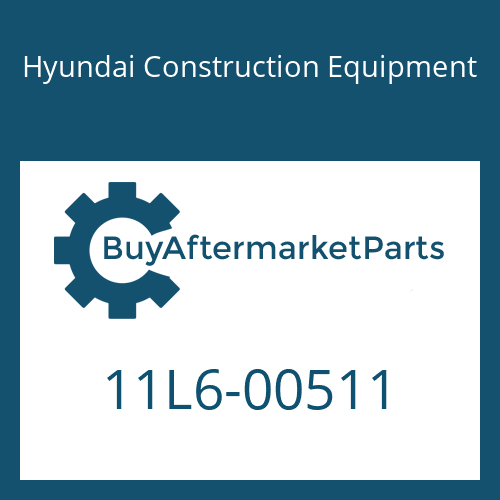 Hyundai Construction Equipment 11L6-00511 - PLATE-RUBBER