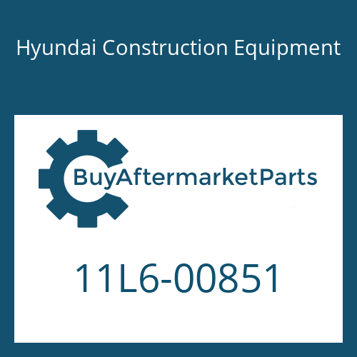 Hyundai Construction Equipment 11L6-00851 - PIPE-TAIL