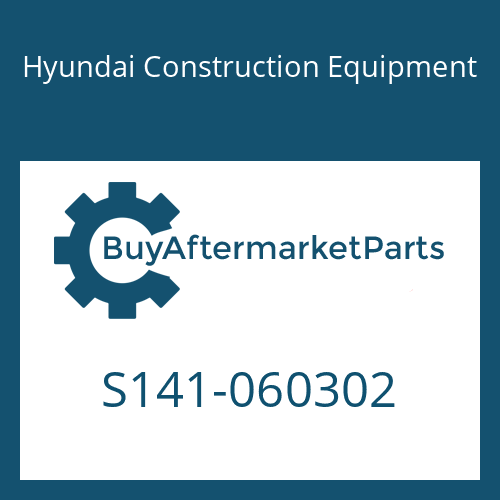 S141-060302 Hyundai Construction Equipment BOLT-FLAT