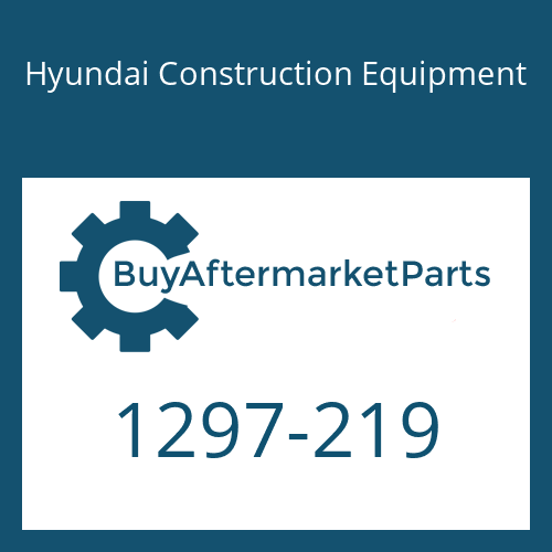 Hyundai Construction Equipment 1297-219 - SPACER