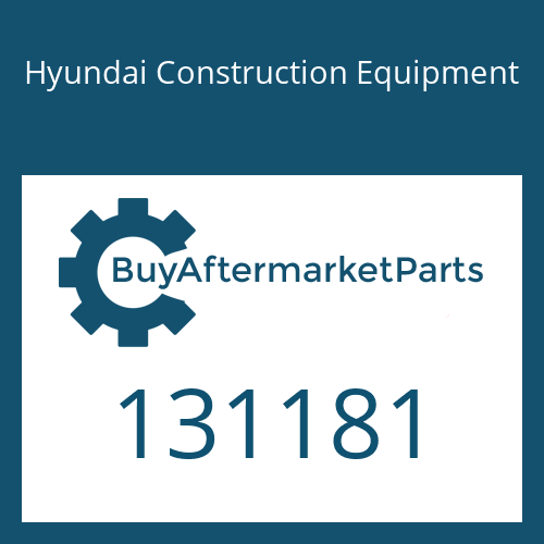 Hyundai Construction Equipment 131181 - PLUG