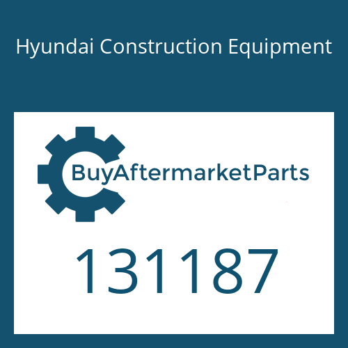 Hyundai Construction Equipment 131187 - PLUG