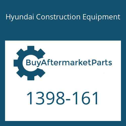 Hyundai Construction Equipment 1398-161 - PLATE-CAM