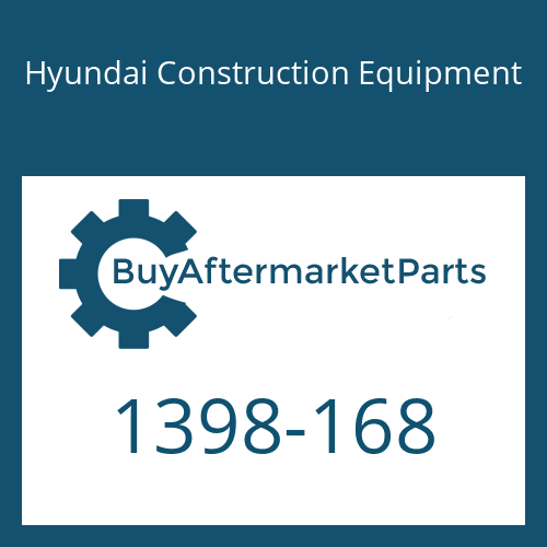 Hyundai Construction Equipment 1398-168 - PLATE-RETURN