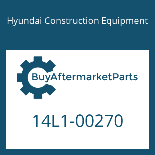 Hyundai Construction Equipment 14L1-00270 - RESILIENT