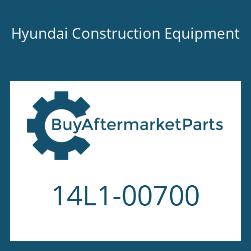 Hyundai Construction Equipment 14L1-00700 - PIPE