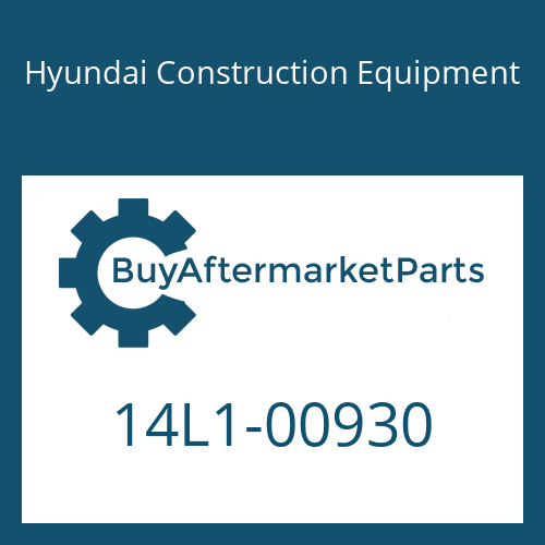 Hyundai Construction Equipment 14L1-00930 - SUPPORT ASSY-LOWER
