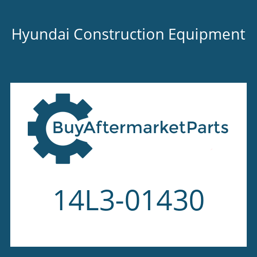 Hyundai Construction Equipment 14L3-01430 - HOSE-SUCTION