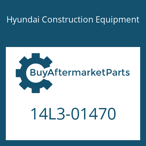 Hyundai Construction Equipment 14L3-01470 - HOSE-HEATER