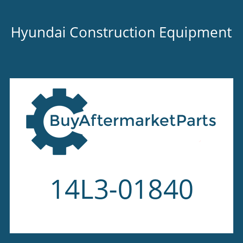 Hyundai Construction Equipment 14L3-01840 - SPACER
