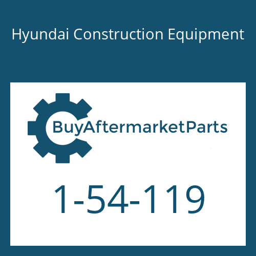 Hyundai Construction Equipment 1-54-119 - O-RING,MCV