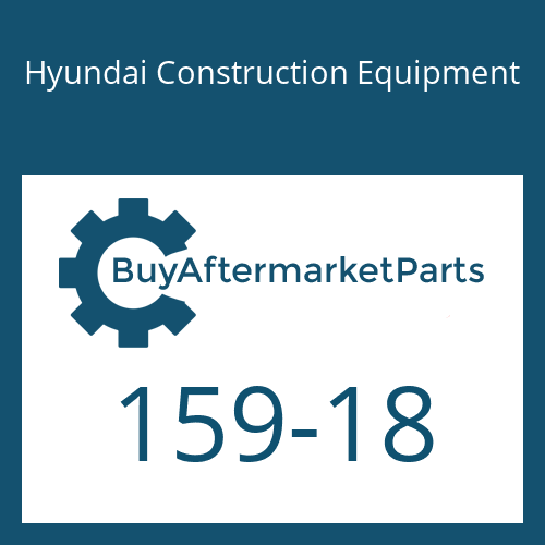 Hyundai Construction Equipment 159-18 - RING-BACK UP
