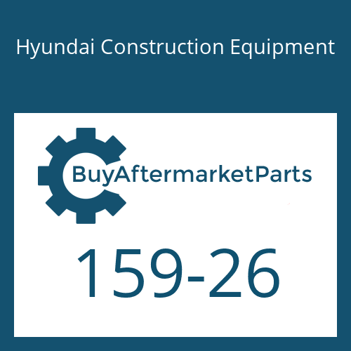 Hyundai Construction Equipment 159-26 - BOLT