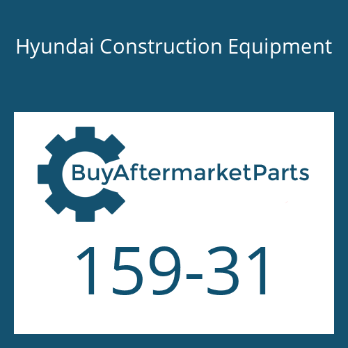 Hyundai Construction Equipment 159-31 - BOLT