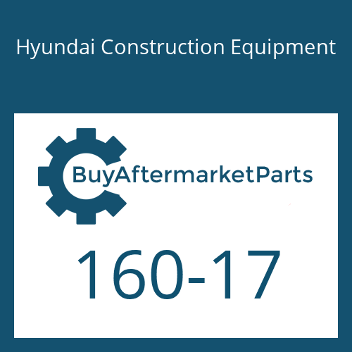Hyundai Construction Equipment 160-17 - O-RING