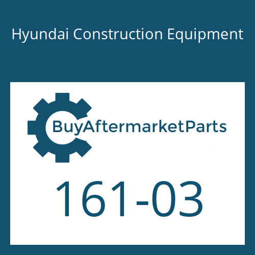 Hyundai Construction Equipment 161-03 - GLAND