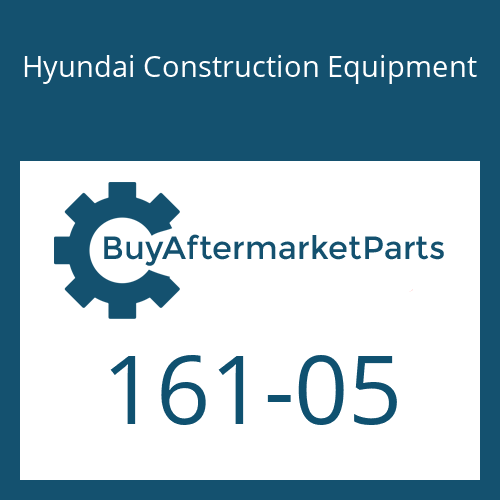 Hyundai Construction Equipment 161-05 - SEAL-DUST
