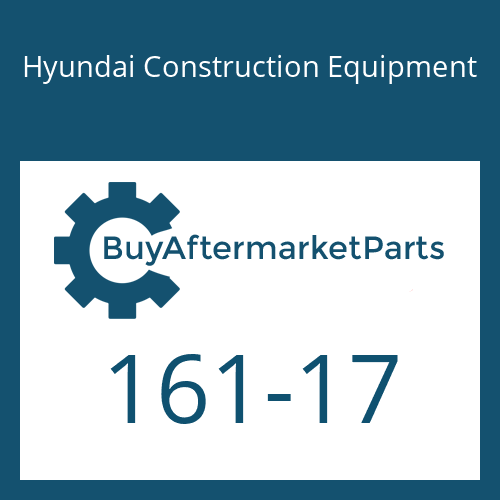 Hyundai Construction Equipment 161-17 - O-RING