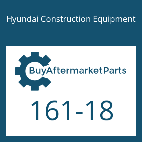 Hyundai Construction Equipment 161-18 - RING-BACK UP