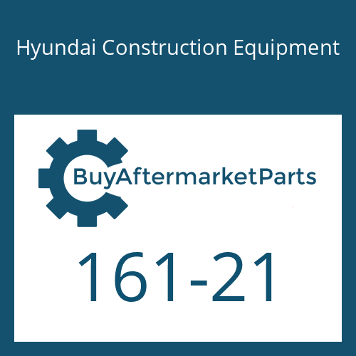 Hyundai Construction Equipment 161-21 - BOLT