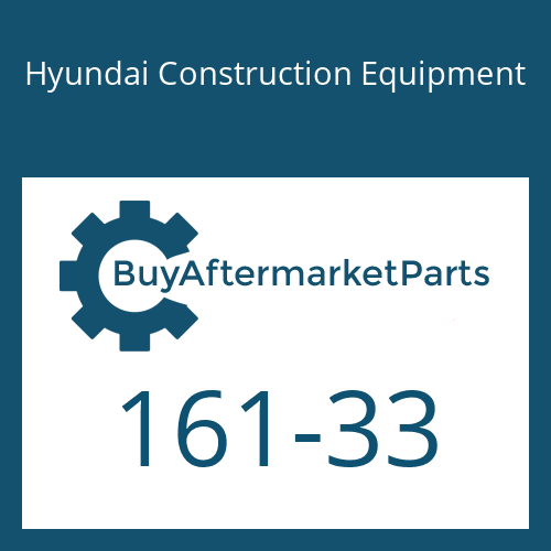 Hyundai Construction Equipment 161-33 - BOLT