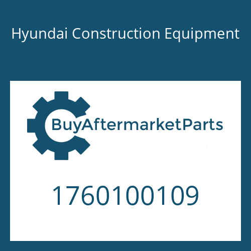 Hyundai Construction Equipment 1760100109 - HOUSING