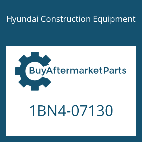 Hyundai Construction Equipment 1BN4-07130 - SPACER