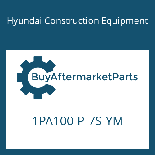 Hyundai Construction Equipment 1PA100-P-7S-YM - REDUCER-PRESSURE