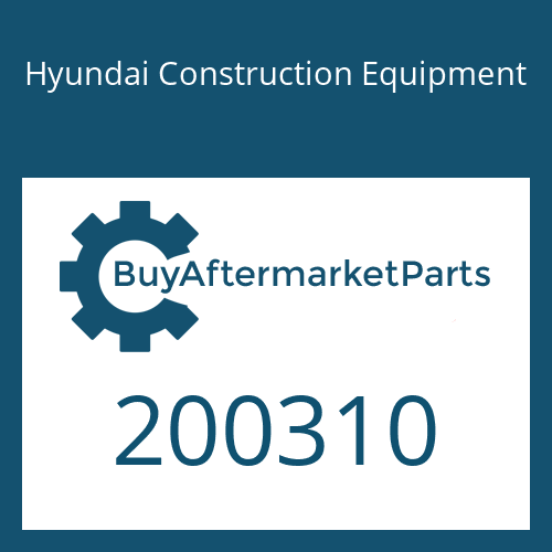 Hyundai Construction Equipment 200310 - COVER-FAN HUB
