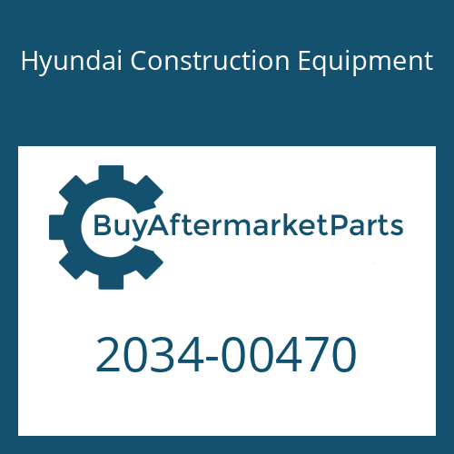 Hyundai Construction Equipment 2034-00470 - WASHER