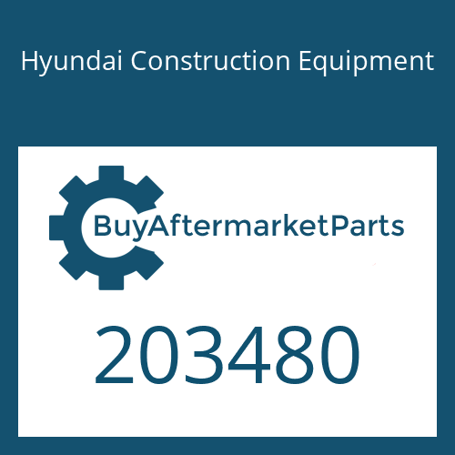 Hyundai Construction Equipment 203480 - RING-BACK UP