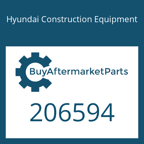 Hyundai Construction Equipment 206594 - O-RING(TONGMYUNG)
