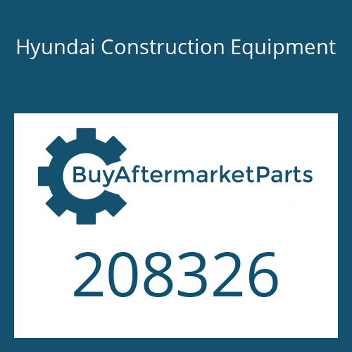 Hyundai Construction Equipment 208326 - CLAMP-T BOLT