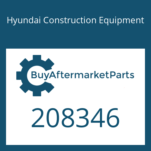 Hyundai Construction Equipment 208346 - SCREW-HEX HD CAP