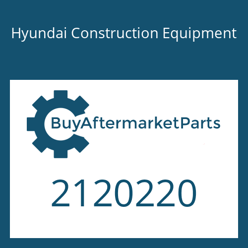 Hyundai Construction Equipment 2120220 - SEAL