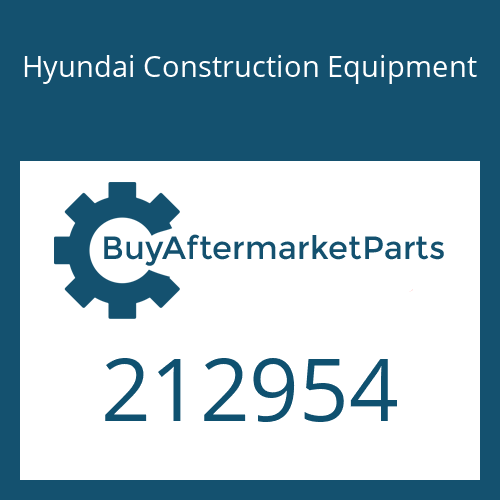 Hyundai Construction Equipment 212954 - SCREW