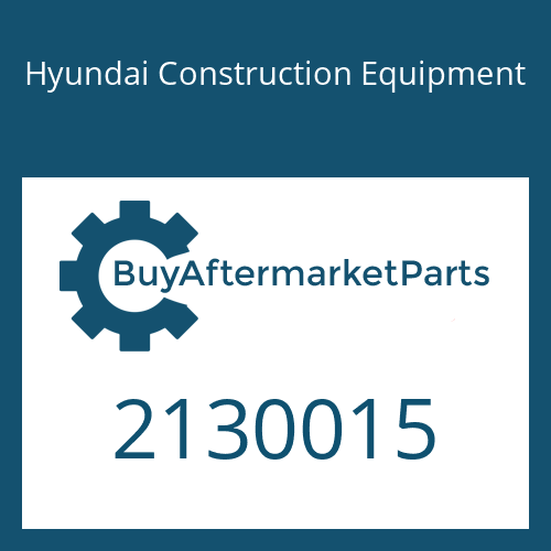 Hyundai Construction Equipment 2130015 - SCREW