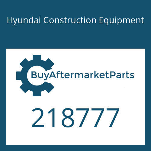 Hyundai Construction Equipment 218777 - O-RING