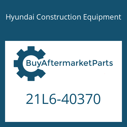 Hyundai Construction Equipment 21L6-40370 - CABLE-BATT&B/RY