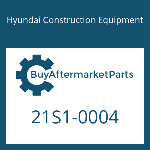 Hyundai Construction Equipment 21S1-0004 - REGULATOR ASSY