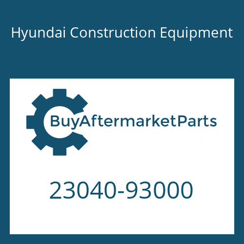 Hyundai Construction Equipment 23040-93000 - RING SET,PISTON(STD)