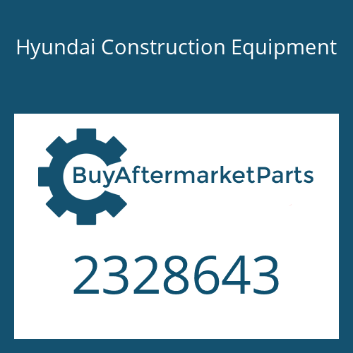 Hyundai Construction Equipment 2328643 - TUBE