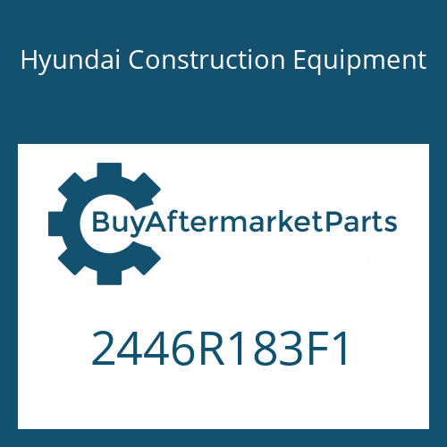 Hyundai Construction Equipment 2446R183F1 - FILTER-LINE