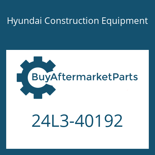 Hyundai Construction Equipment 24L3-40192 - CABLE-STARTER