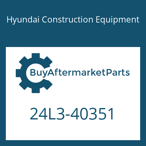 Hyundai Construction Equipment 24L3-40351 - CABLE-BATT&B/RY