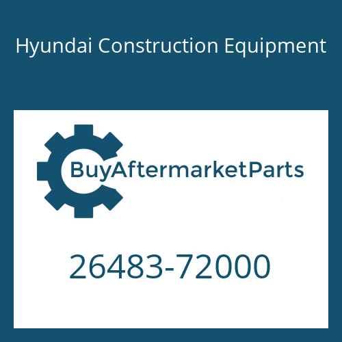 Hyundai Construction Equipment 26483-72000 - """O"" RING"