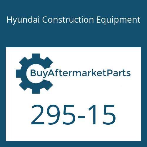 Hyundai Construction Equipment 295-15 - RING-CUSHION