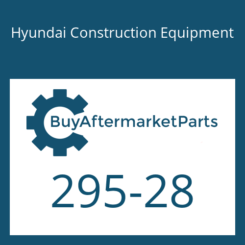 Hyundai Construction Equipment 295-28 - SCREW-SOC HD SET
