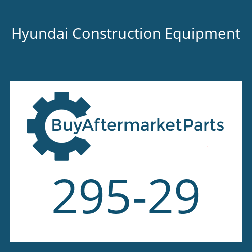 295-29 Hyundai Construction Equipment BOLT-SOCKET