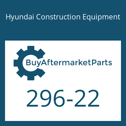Hyundai Construction Equipment 296-22 - SPACER